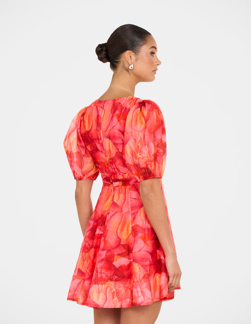 Cammi Puff Sleeve Mini Dress